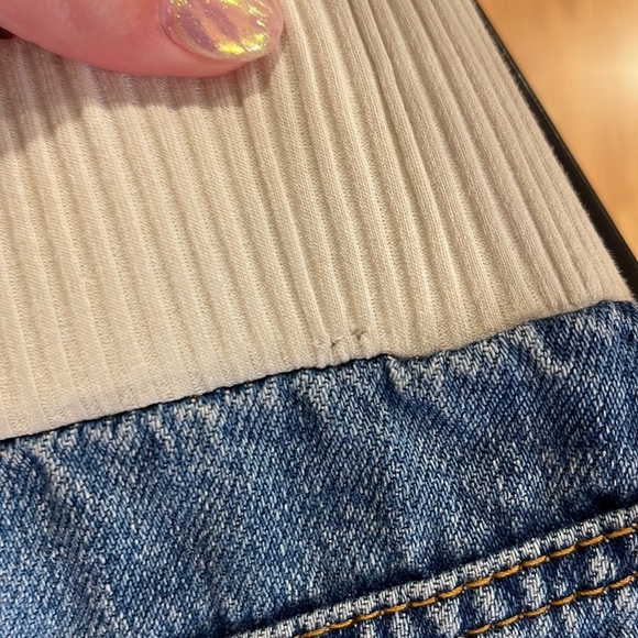 NWT BDG Urban Outfitters Distressed Denim Drawstring Skirt Y2K 90s - Picture 9 of 9